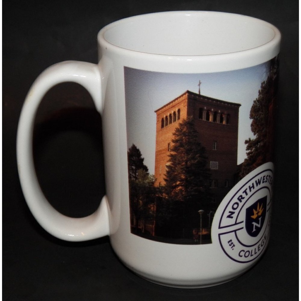 University Northwestern College St Paul Mug Coffee Cup Glass Souvenir Gift Bible